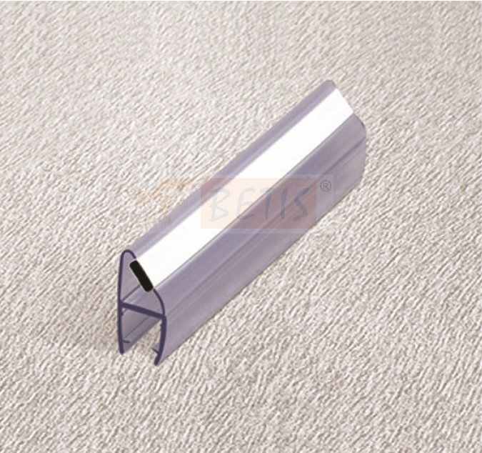 Bathroom Accessories Fittings Shower Glass Door Jamb 90 180 Degree Magnetic Seal for Glass-to-Glass Fits
