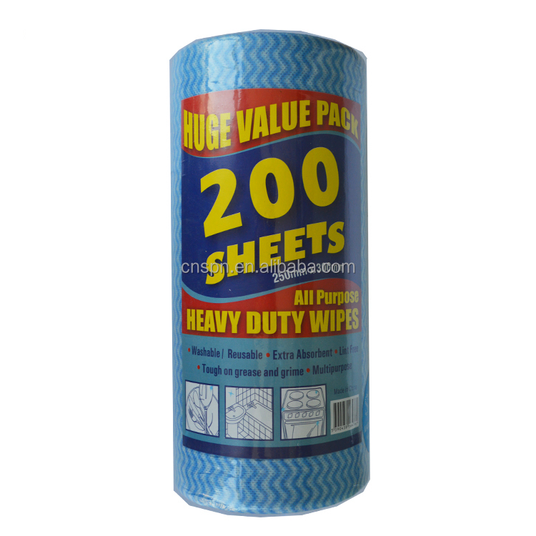 Disposable Non Woven Cleaning Tissue Dry and Wet Tissue in Roll Lazy Rags Reusable Clean Tissue