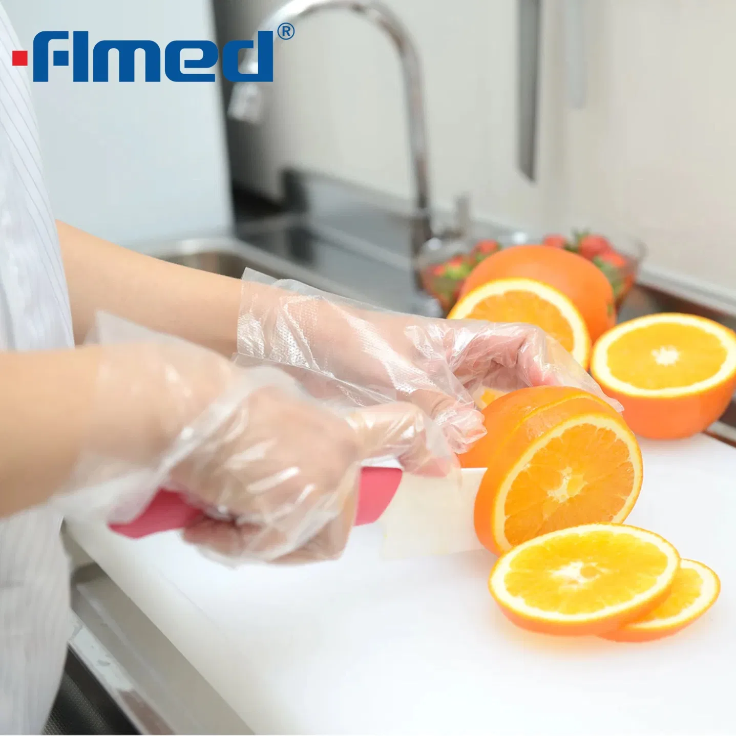 Medical Protective Disposable Waterproof Plastic PE Gloves for Hand Protection