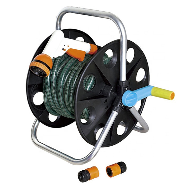 PP Plastic Industrial Electric Auto Spring Roll up Retractable Water Hose Reel