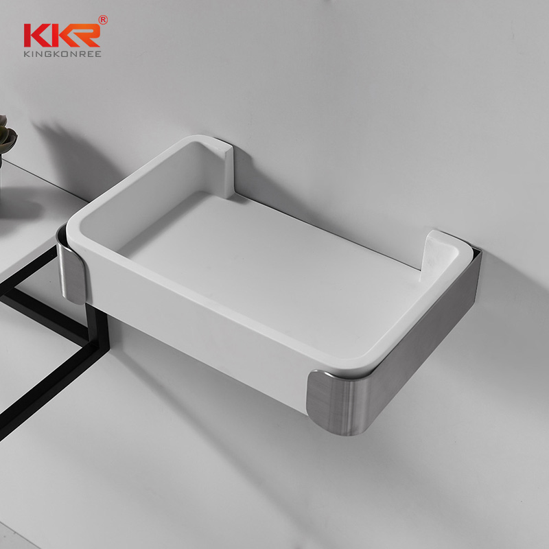 Hotel Towel Rack Corner Shower Shelf Storage Rack for Bathroom
