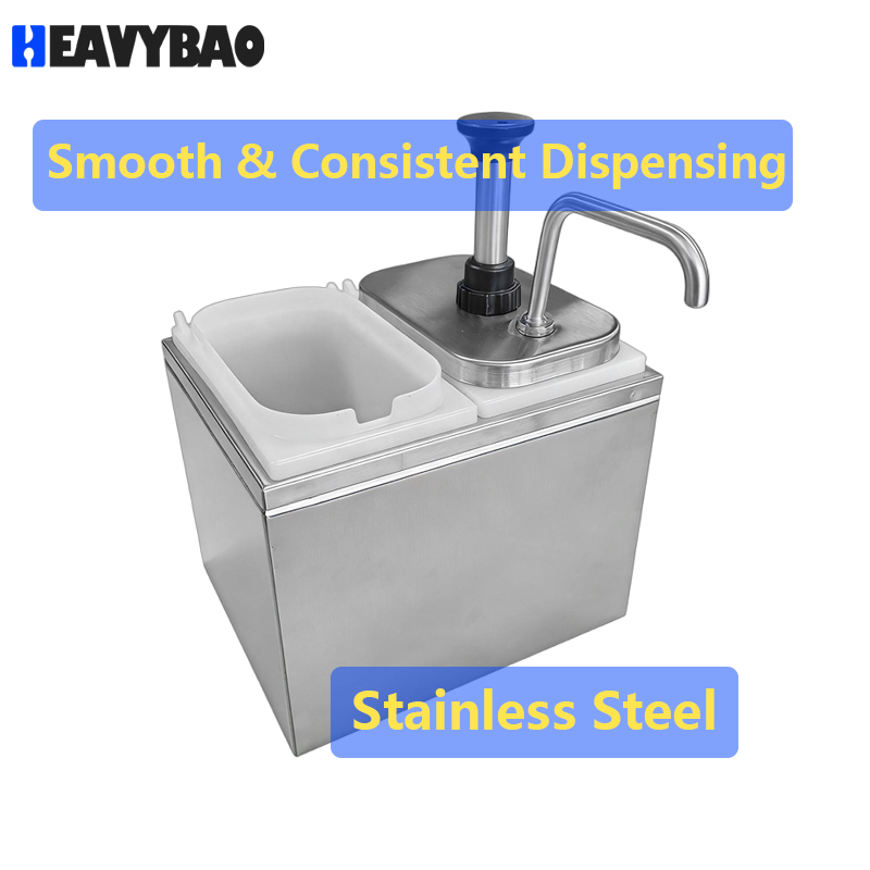 Дозатор для соусов Heavybao, нержавеющая сталь, 2 л