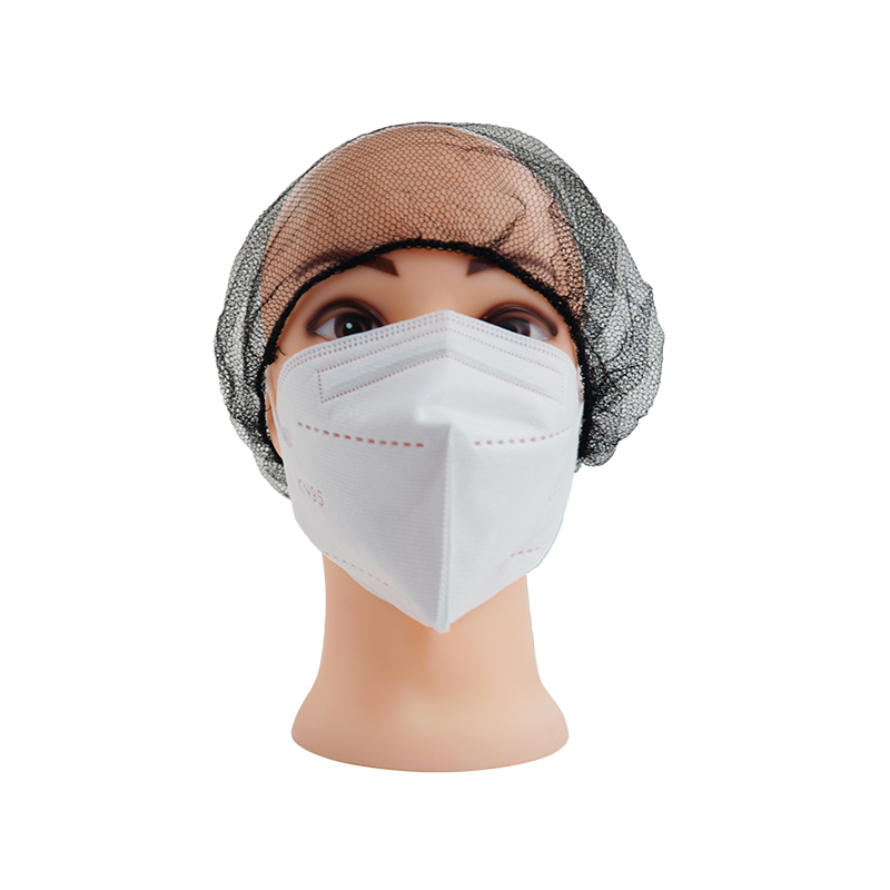 Nylon Disposable Hair Covers 21" 24" with Elastic, Black Disposable Hair Net Bouffant Caps for Cleaning