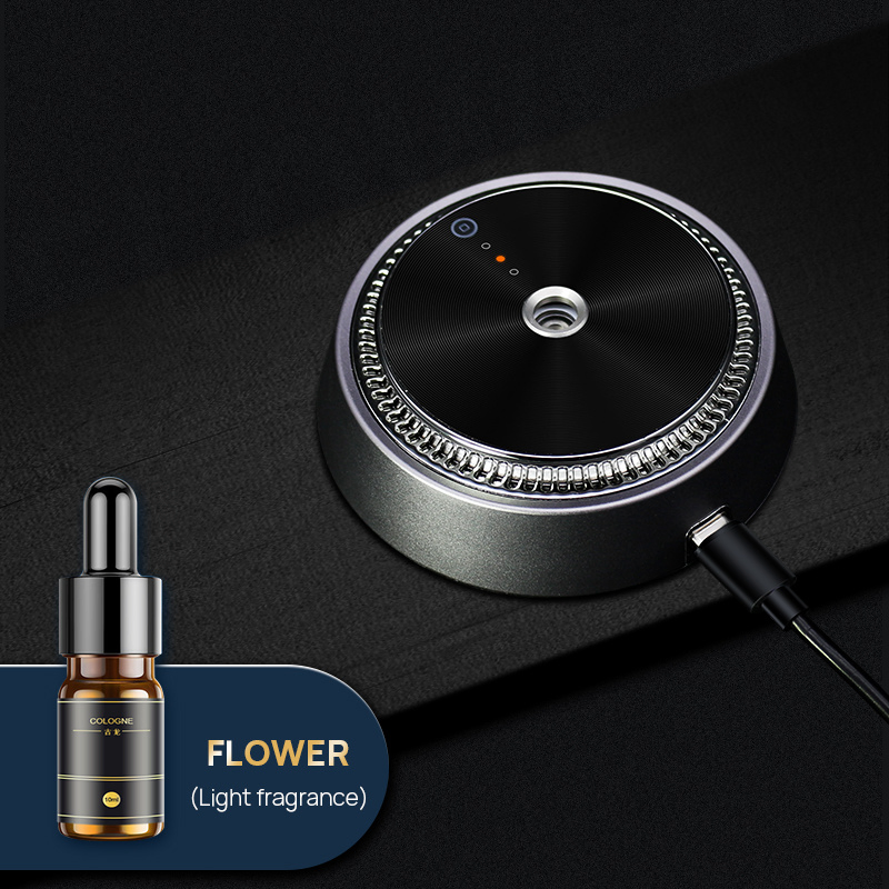 Wholesale Mini USB Portable Car Bluetooth Air Freshener Purifier Aroma Scent Essential Oil Humidifier Diffuser Fragrance Machine