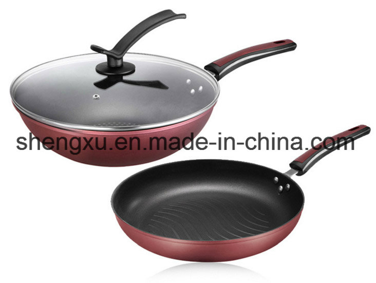 Чугунный вок без пригорания Shengxu SX-JNY00, 32 см
