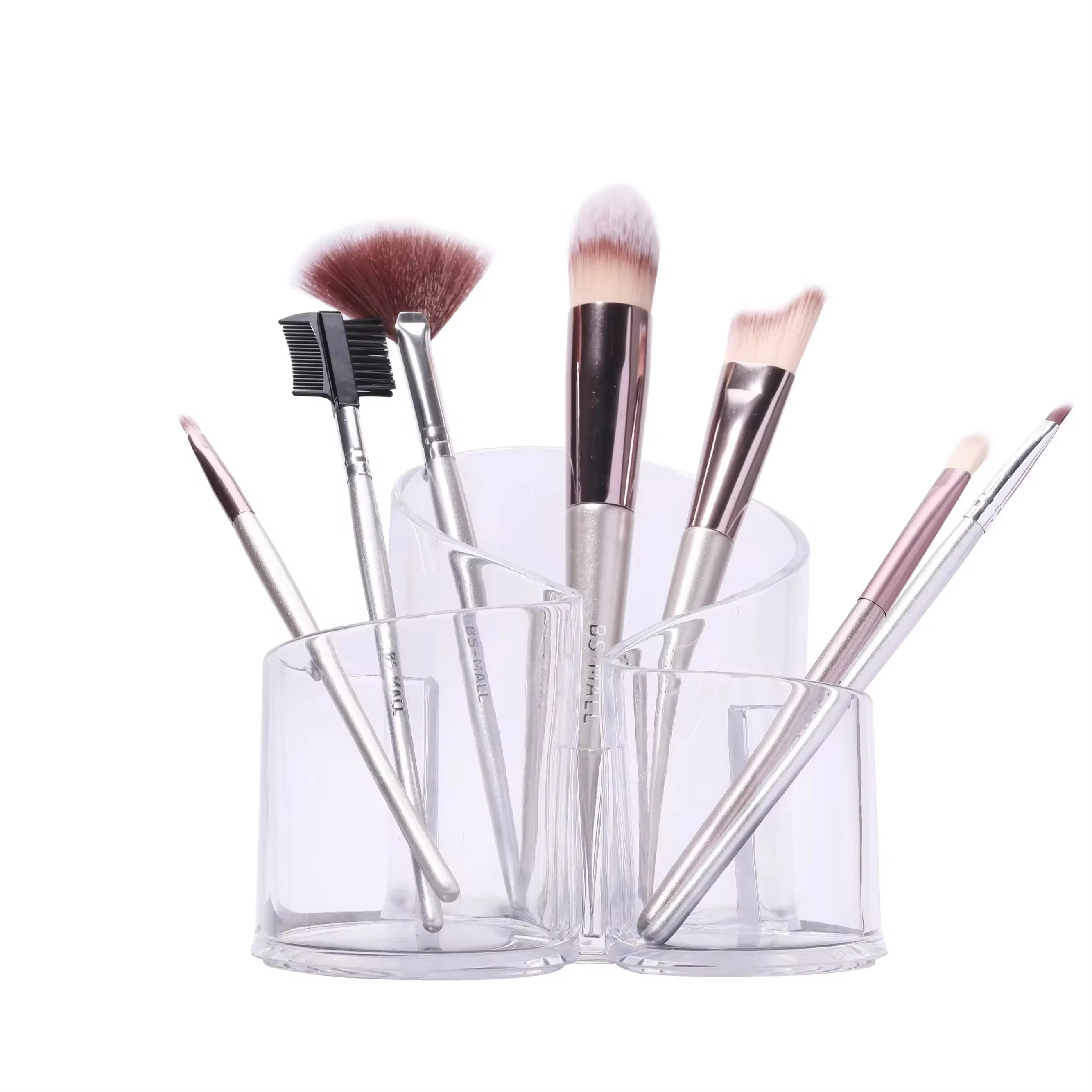 Acrylic Makeup Brush Organizer Holder Clear Cosmetic Brushes Storage Multi-Purpose Makeup Brush Holder