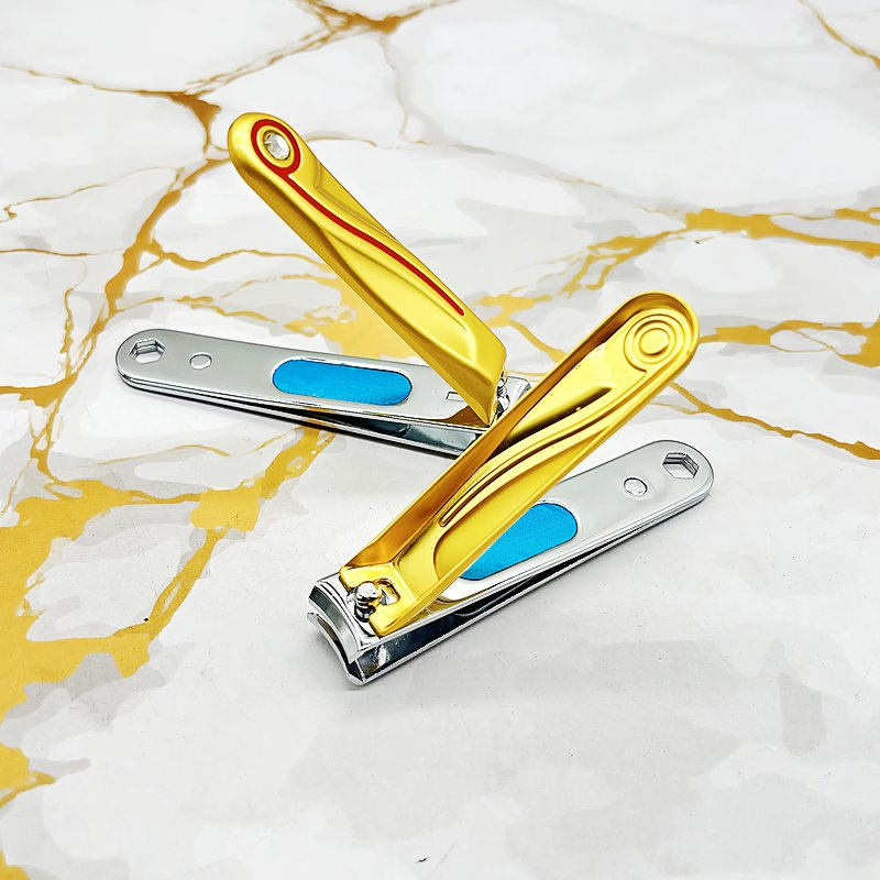SSS 603c-4 Wholesale of High-End Golden Nail Clipper Sets From The Manufacturer, Providing Carbon Steel Nail and Manicure Tools