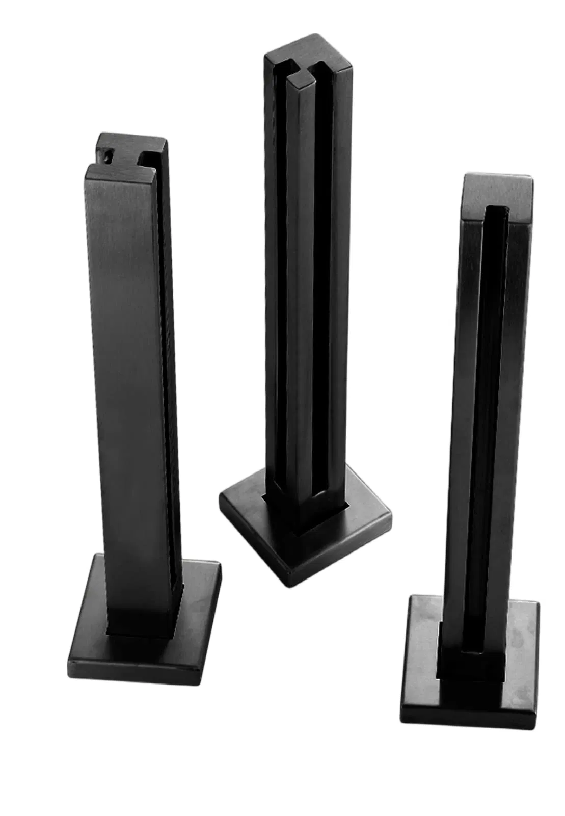 Stainless Steel 304 Staircase Handrail Balusters Glass Railing Post System for 10-12mm Tempered Glass