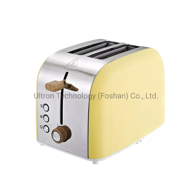 Stainless Steel 2 Slice Bread Toaster with 6 Variable Brownings