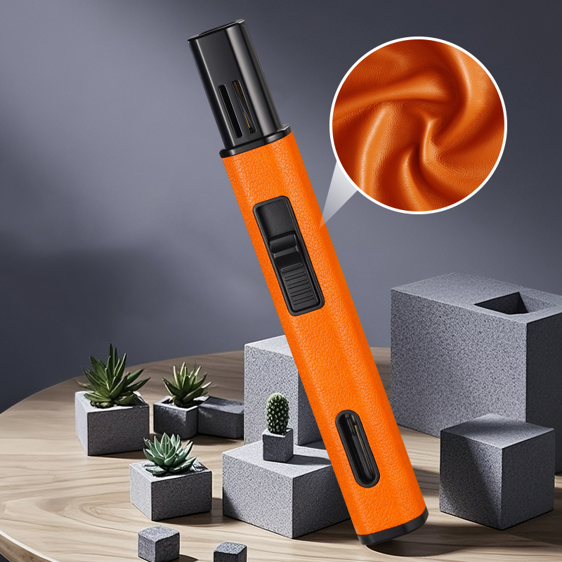 Leather High Power Direct Charge Cigar BBQ Igniter