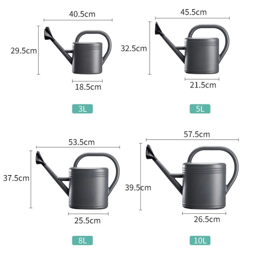 Plastic Watering Can Plant Bottle Kettle Flower Plant Pitcher with Handle Wyz19937