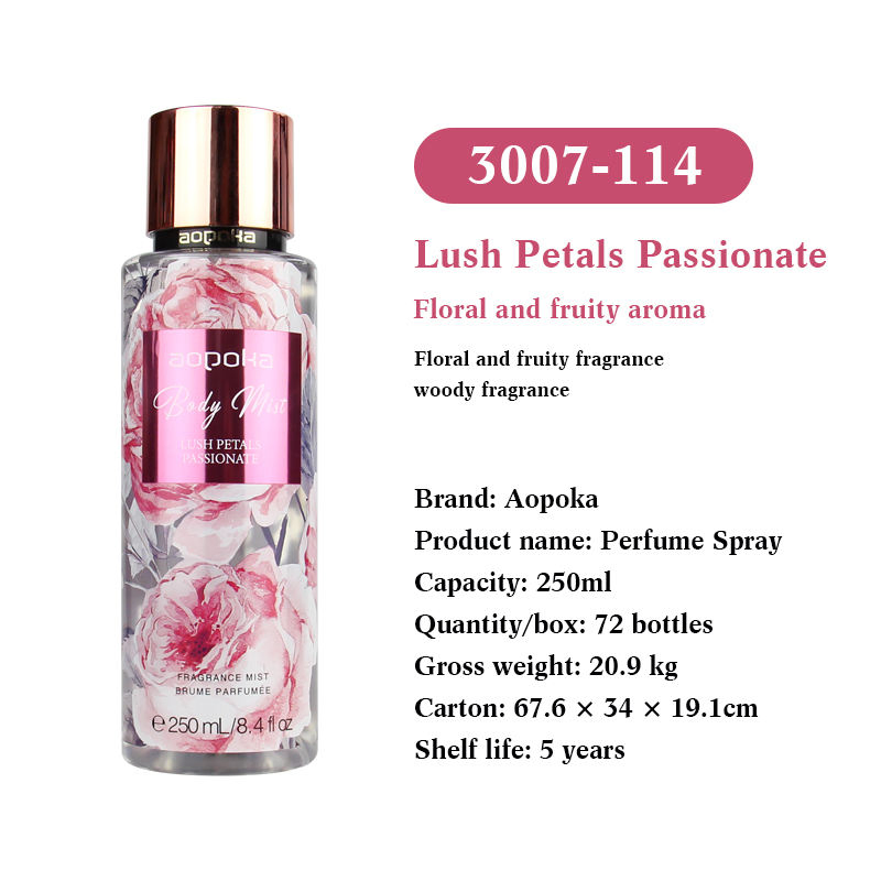 Aopoka 250ml Ladies Perfume Mist Body Spray Long Lasting Perfume