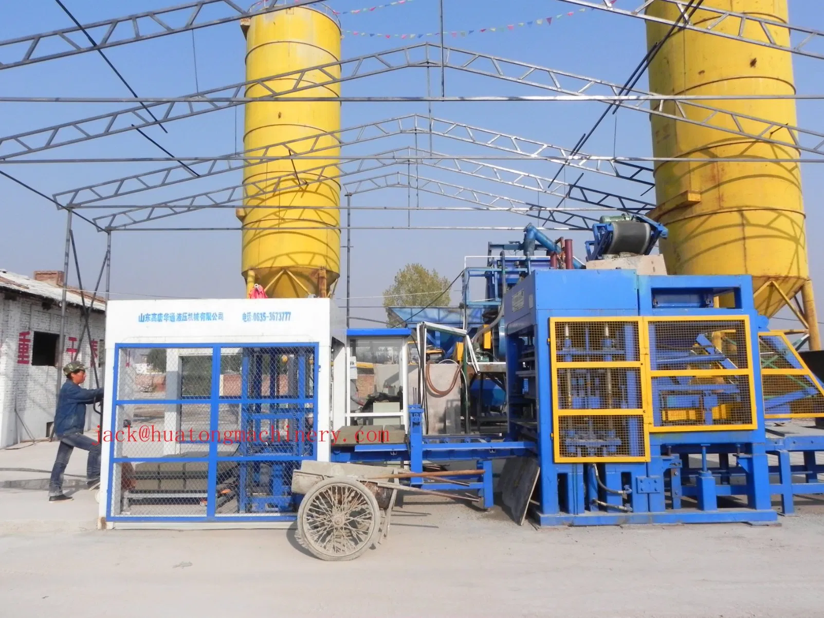 -Qt10-15 Fully Automatic Concrete Block Making Machine