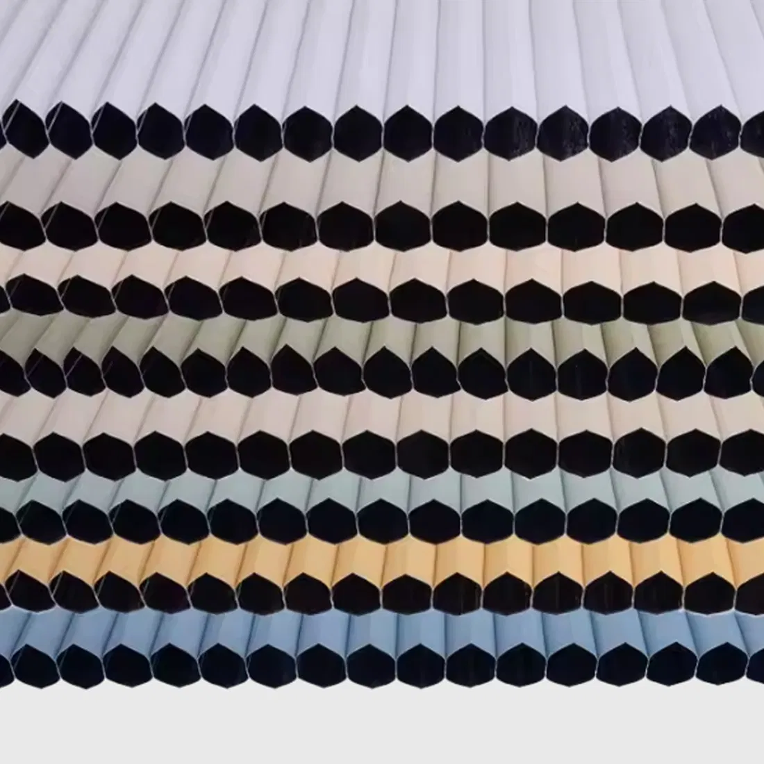 Multi Solid Color Non Woven Vertical Honeycomb Window Blind Blackout Fabric