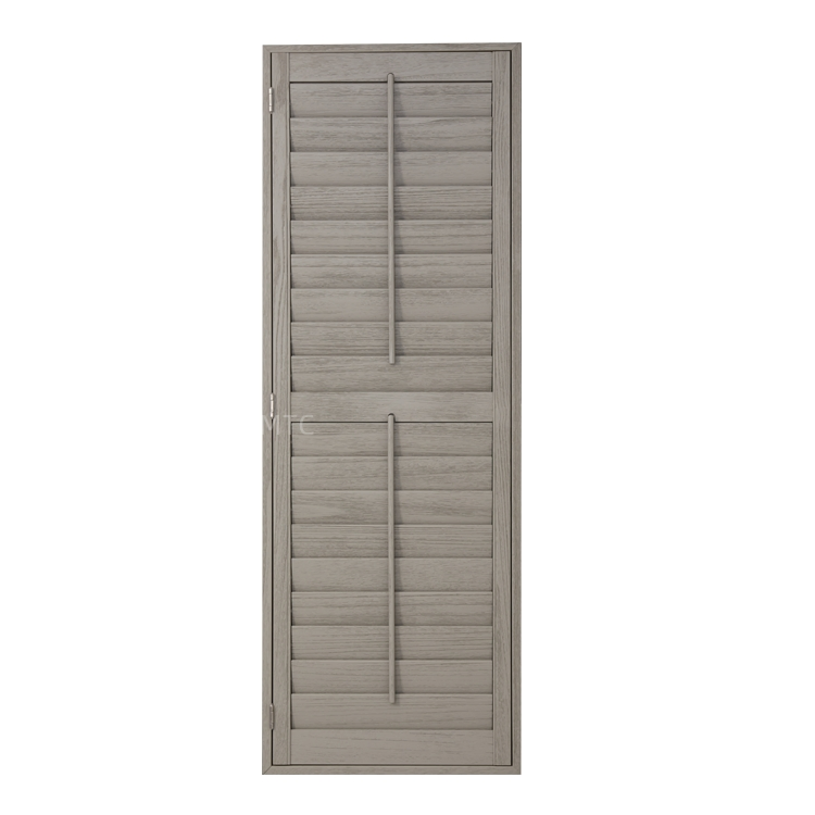 New Design Custom Stain Color Traditional Window Plantation Shutter