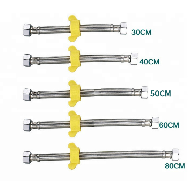 Stainless Steel Flexible Braided Metal Hose for Wash Inlet Hose Water Pipe