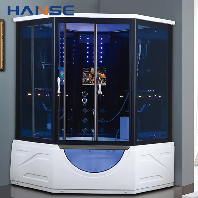 Luxury Acrylic Size 1350X1350mm Shower Tub Combo Bath and Shower Combinations Shower Room with Tub