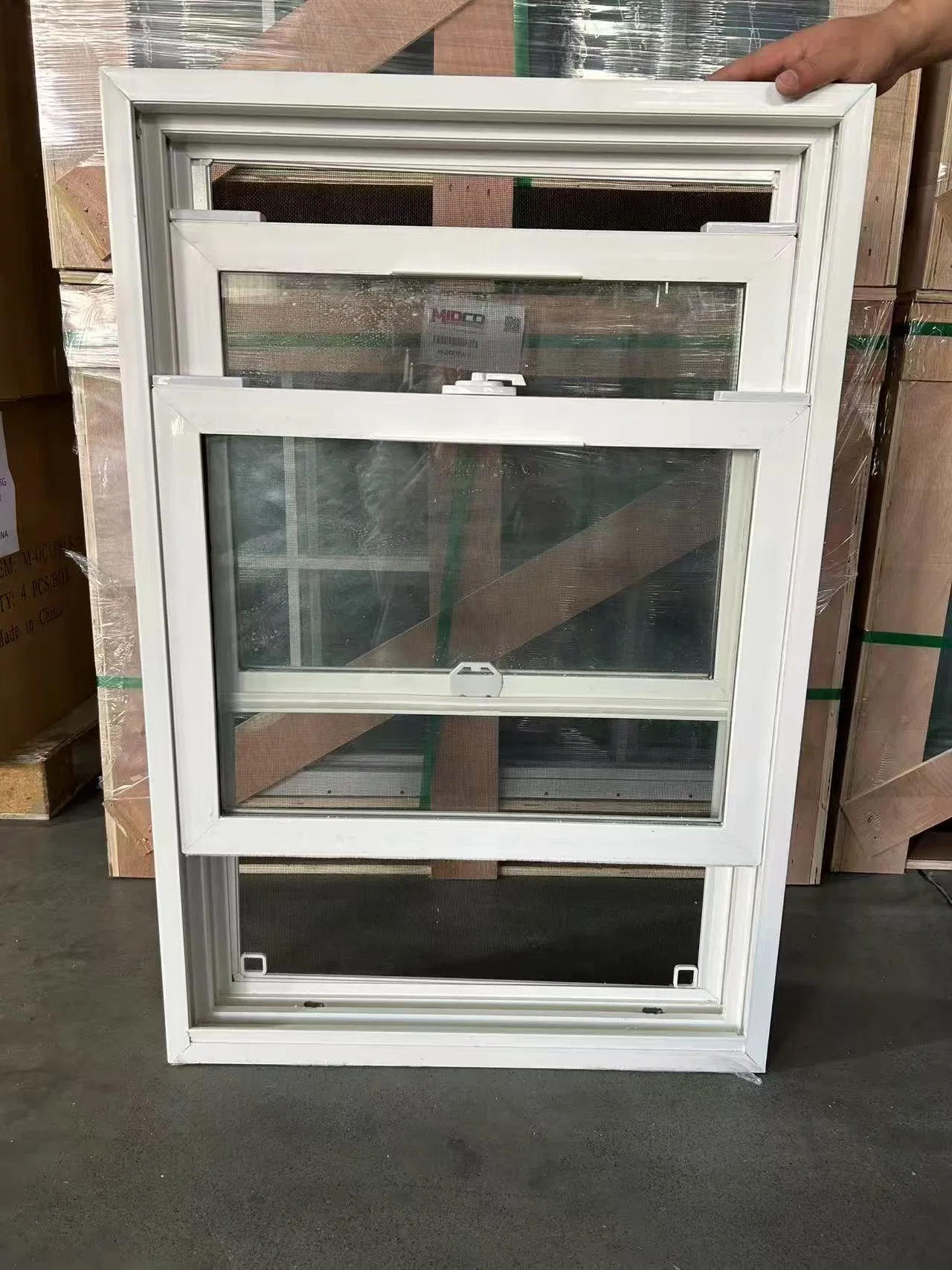 Hot Sale American Standards 78 Series UPVC Vinyl Double Hung-Tilt Window