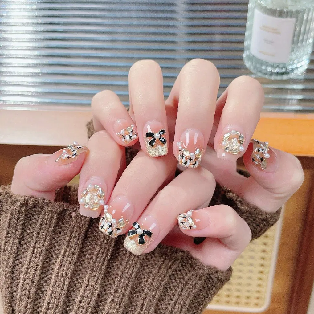 Private Labeling High Quality Handmade Acrylic for Nails Press on Art Nails