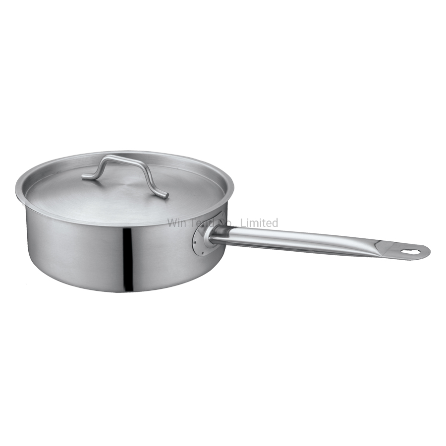 Stainless Steel Hard Cast Heat Conduction Combine Sandwich Bottom Induction Fry Pan