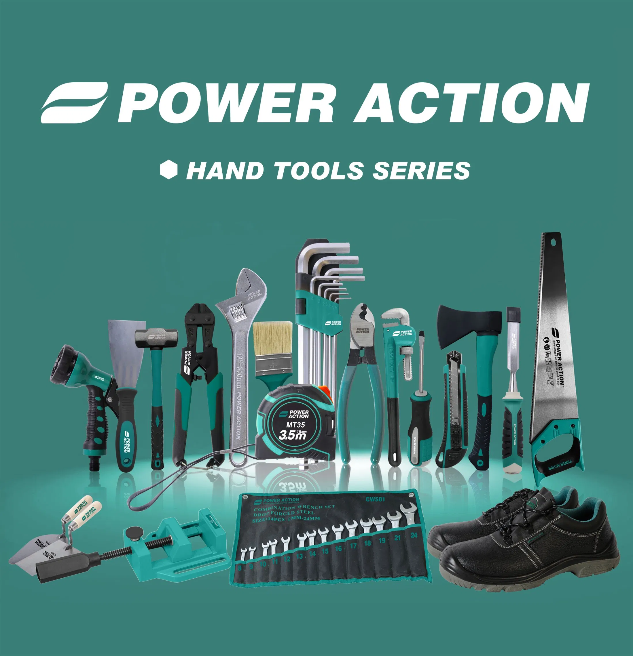 Power Action Professional Hand Tool Factory Price Hacksaw Frame