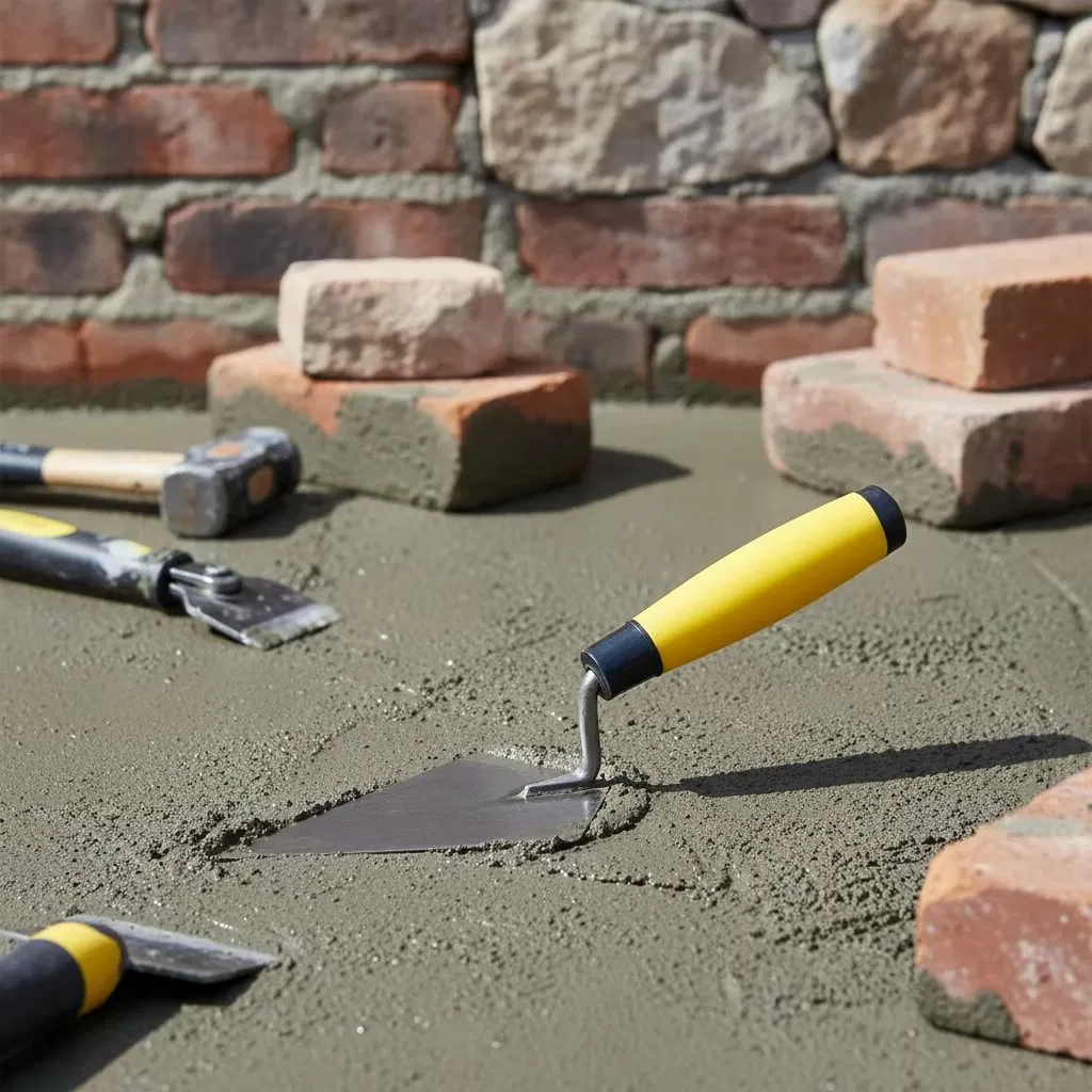 Professional Industrial Ergonomic Grip OEM/ODM Carbon Steel Bricklaying Trowel