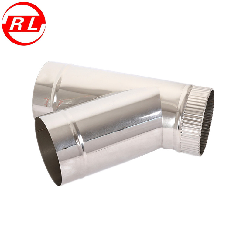 Single Wall Stainless Steel Stove Chimney Flue Pipes for Wood Burning Stoves