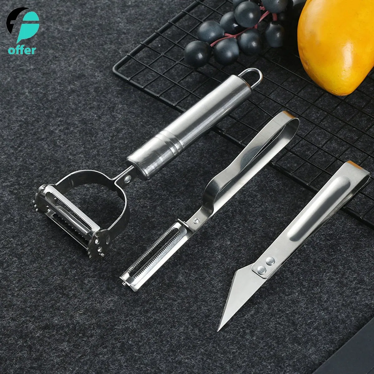 Stainless Steel Multi-Functional Kitchen Tool Set