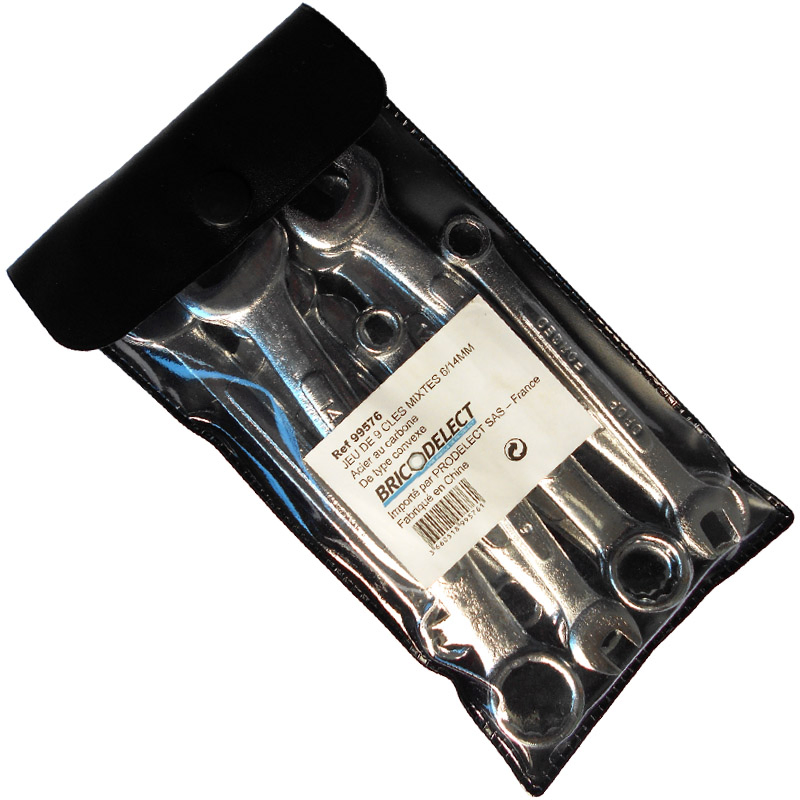 5PC Ratchet Wrench Set, Gear Spanner Set