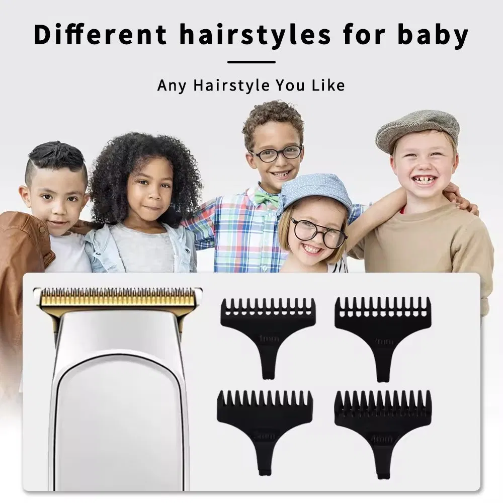 Electric Smart Digital Display Rechargeable Men Hair Trimmer