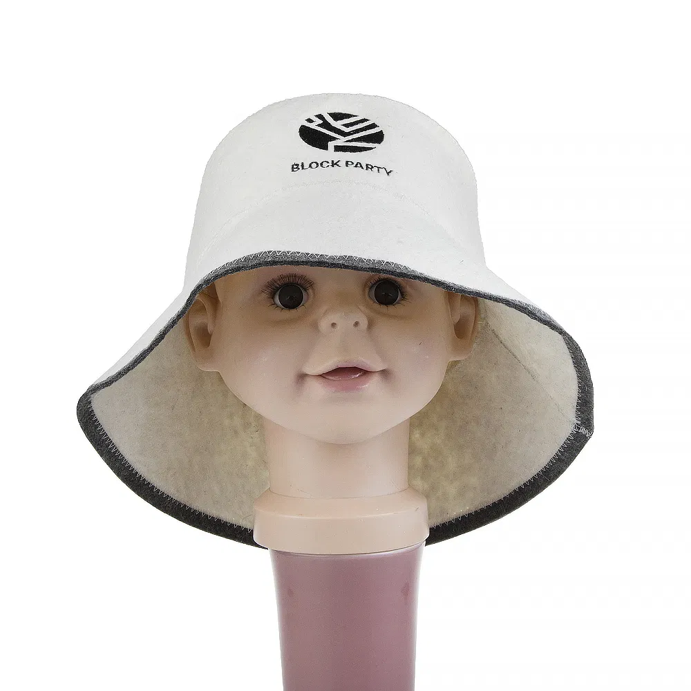 High-Quality Wool Sauna Hat Thermal Protection Cap for Sauna Lovers, Factory Direct
