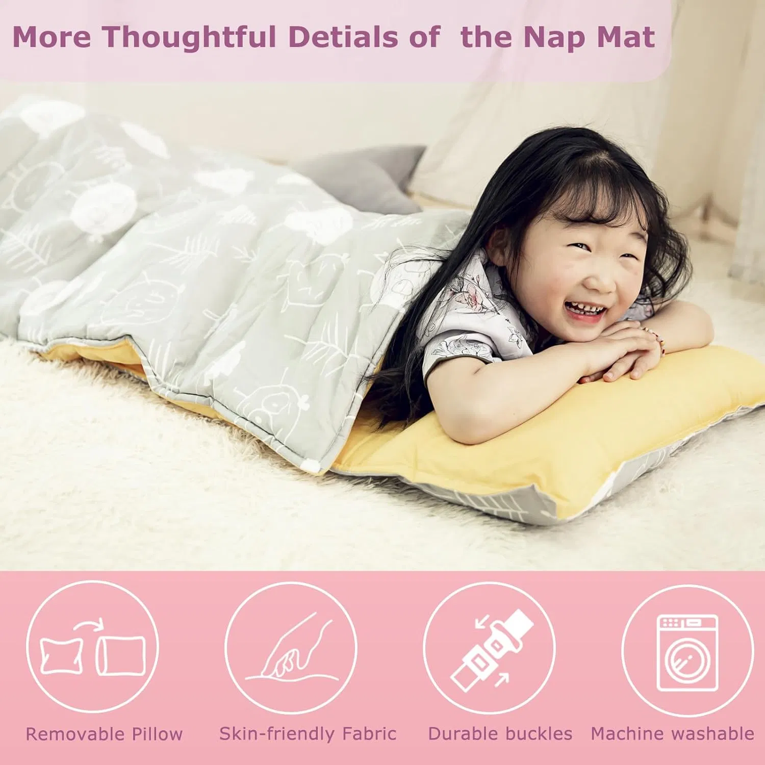 Slumber Bags for Boys Girls Kids Sleeping Bag for Daycare