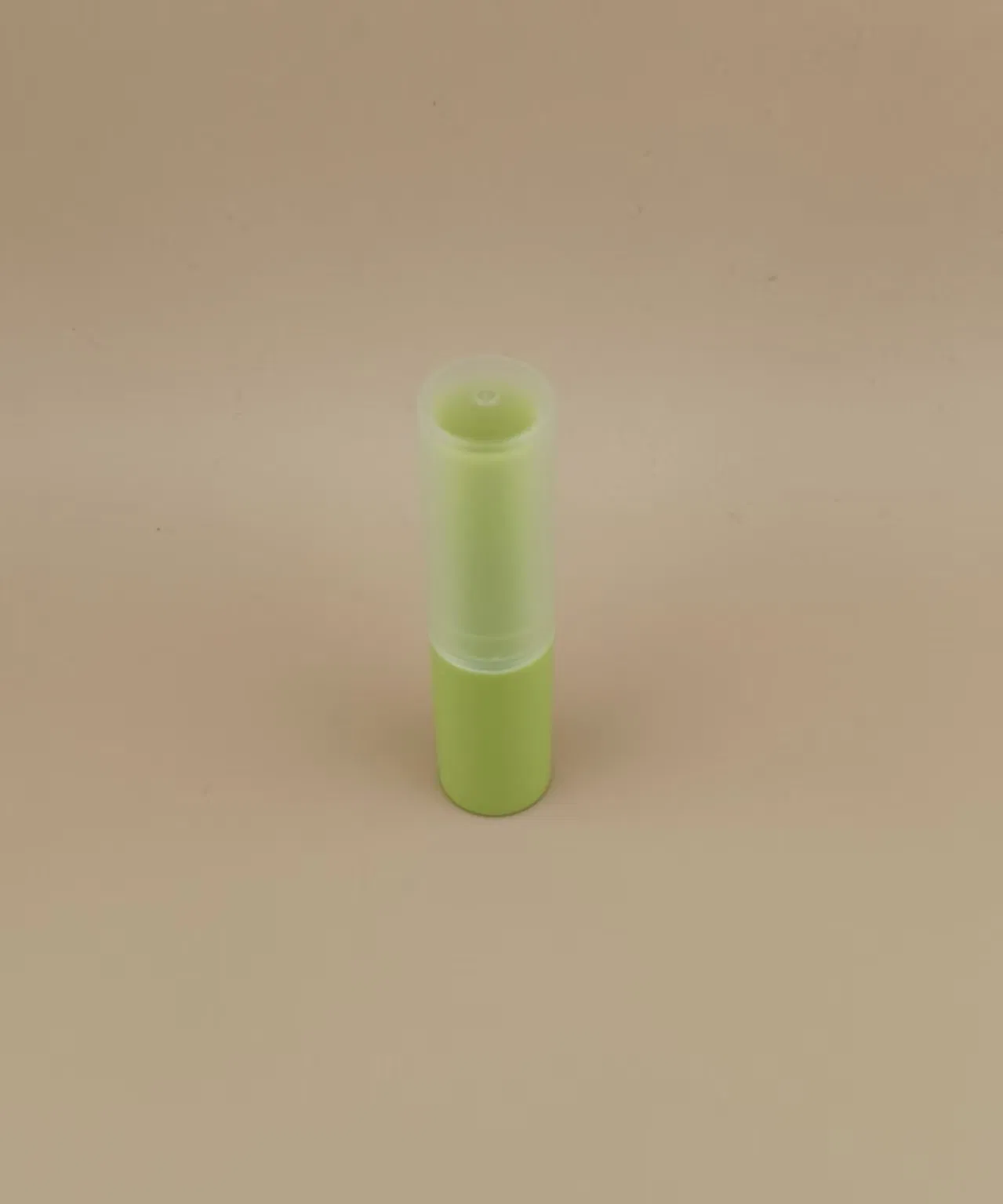 Green Small Lip Balm Packaging with Clear Matte Smooth Lid for Lipsticks
