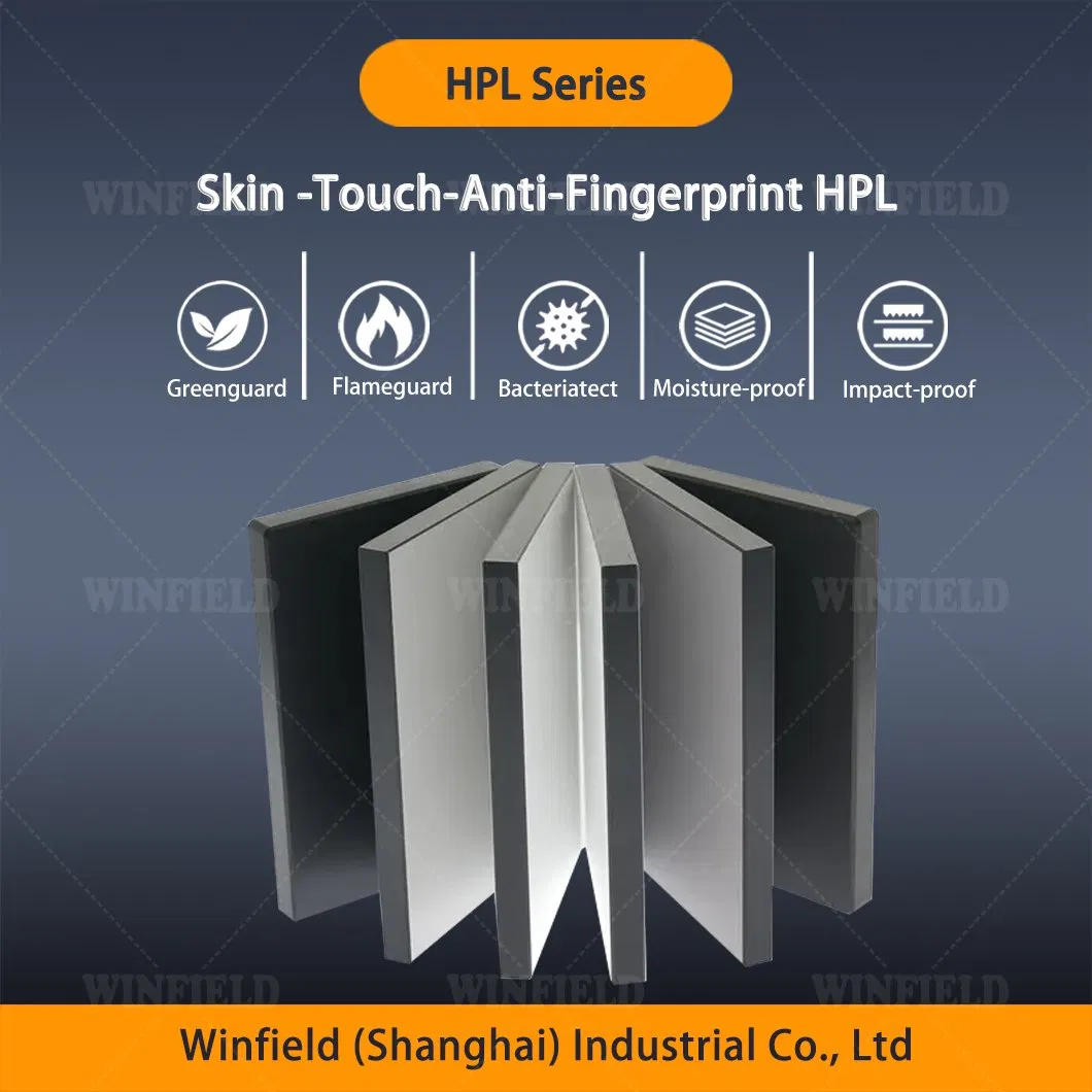 Fenix Formica HPL High Pressure Laminate Panel Skin Touch Anti Fingerprint Fenix HPL for Interior Furniture