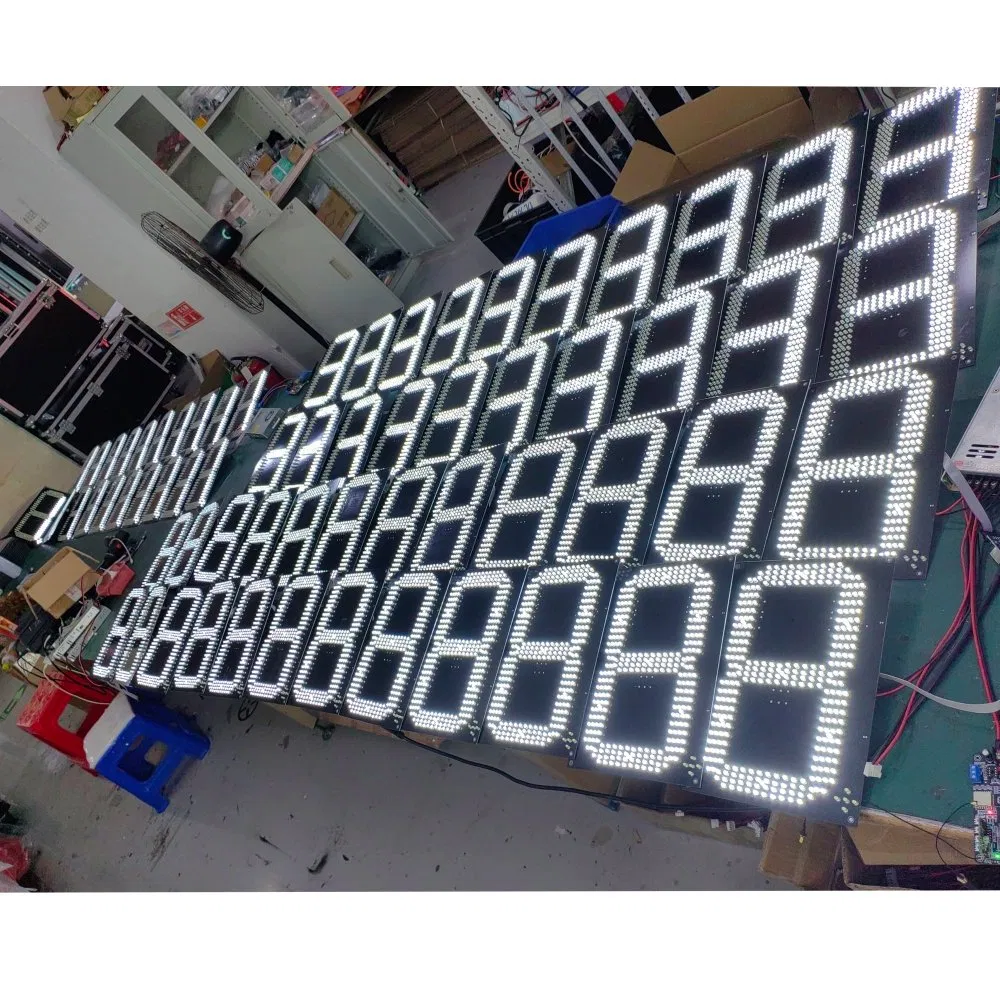 18 Inch PCB 7 Segment LED Display Module Board Controller for Gas Station LED Price Sign Screen