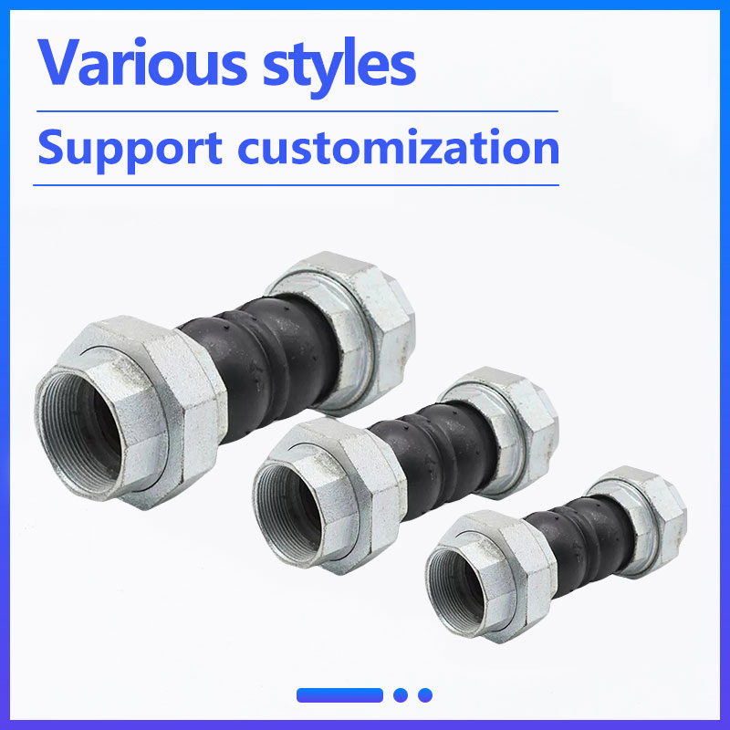 High Pressure Union Threaded Flexible Rubber Joint for Pipe Use