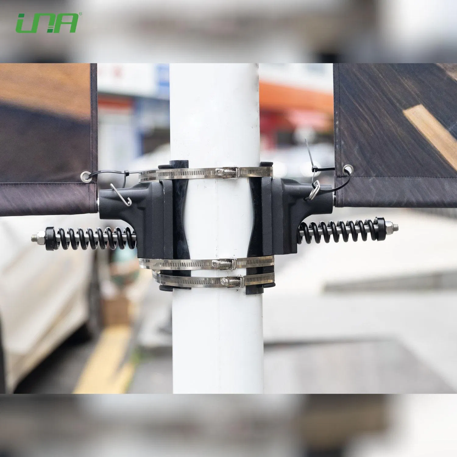 Street Column Light Pole Advertising Media Banner Bracket Image Flag Stand