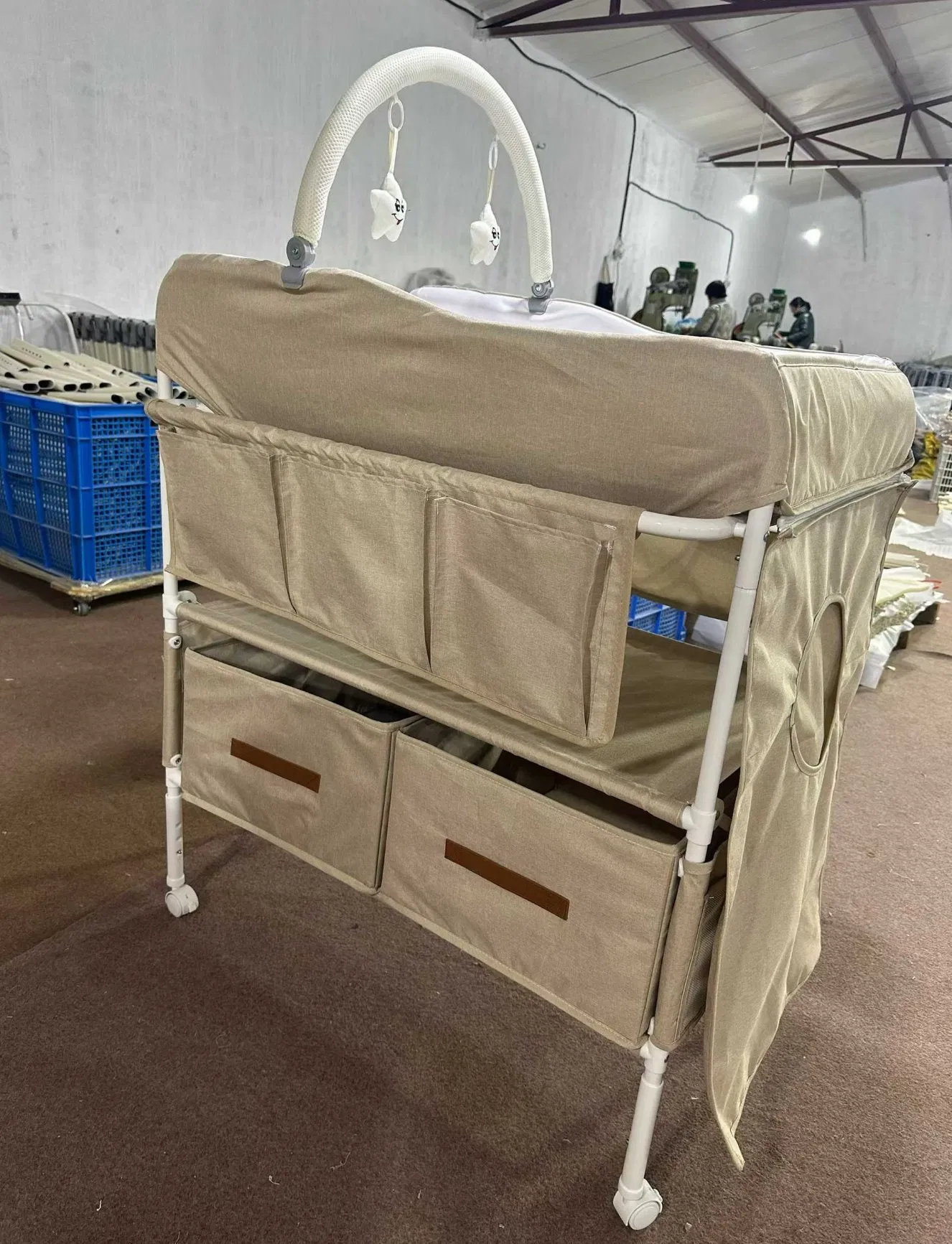 Mobile Nursery Diaper Changing Table for Baby Newborn