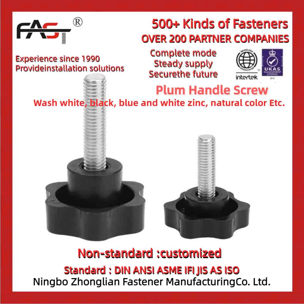 Fastness Bakelite Star Knob for Machine Tools