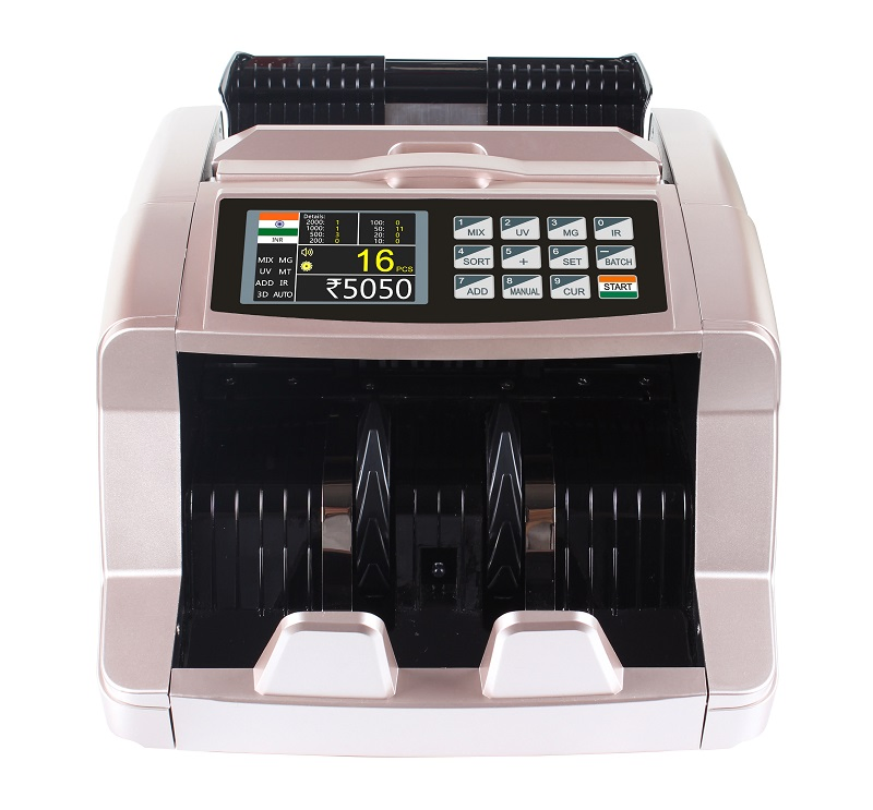 Al-7300 High-Tech New Design Multi Currency Bill Cash Note Money Counting and Detecting Machine