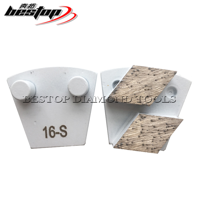 Алмазный шлифовальный диск для бетона с двойными сегментами