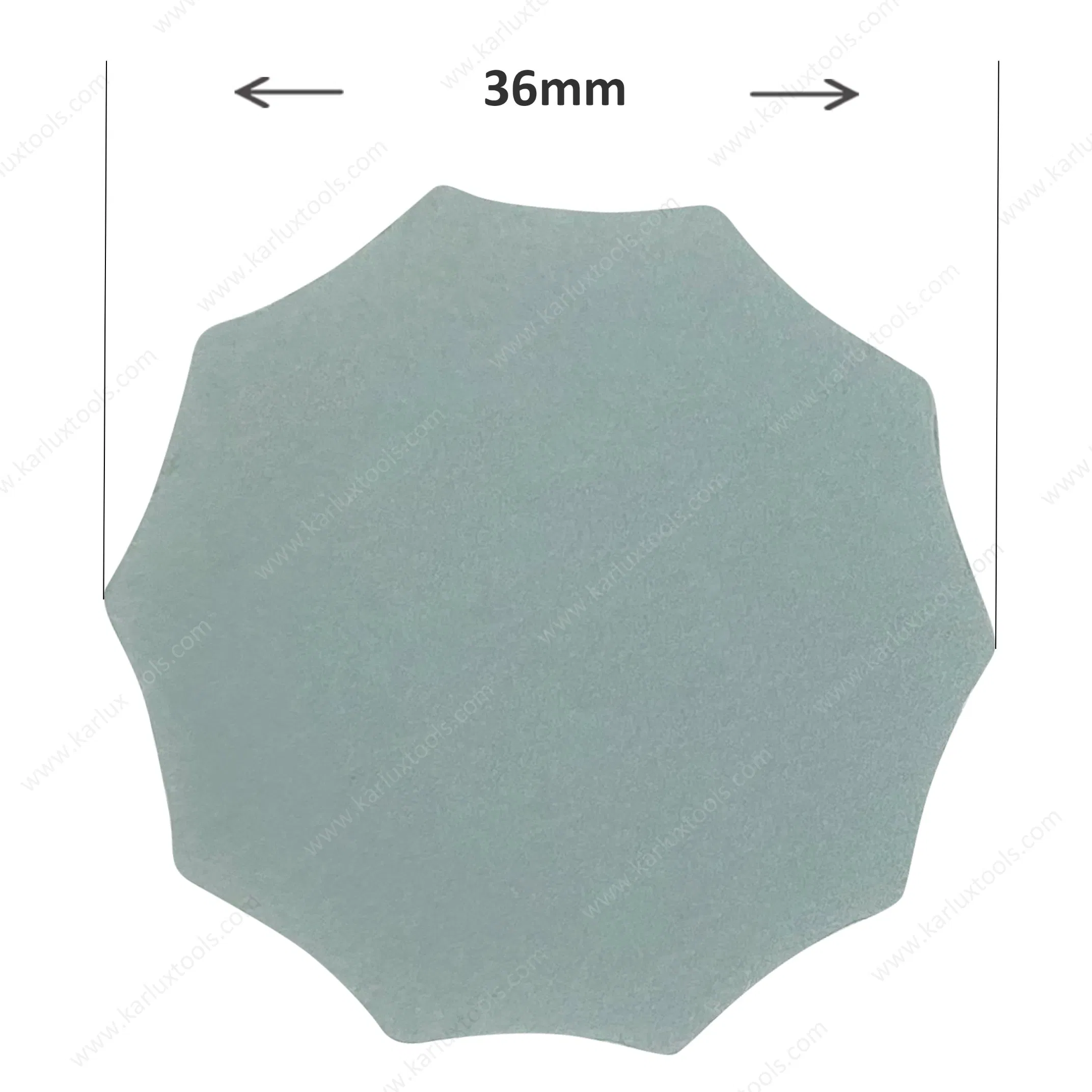 Шлифовальные диски 38мм Decagon Green Wave, зерно P80-3000