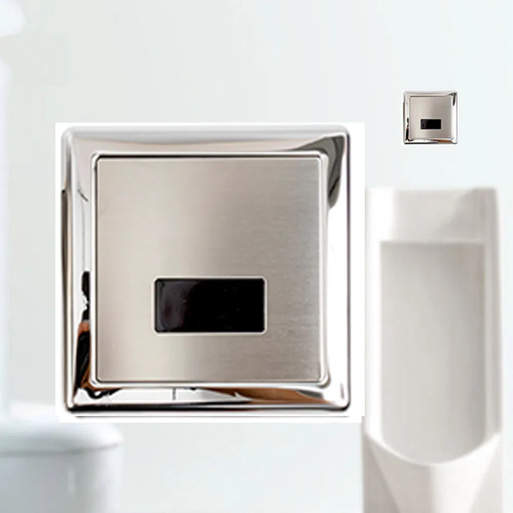 Bathroom AC / DC Sensor Urinal Flusher Automatic Non-Contact Sensor Urinal Flush Valve