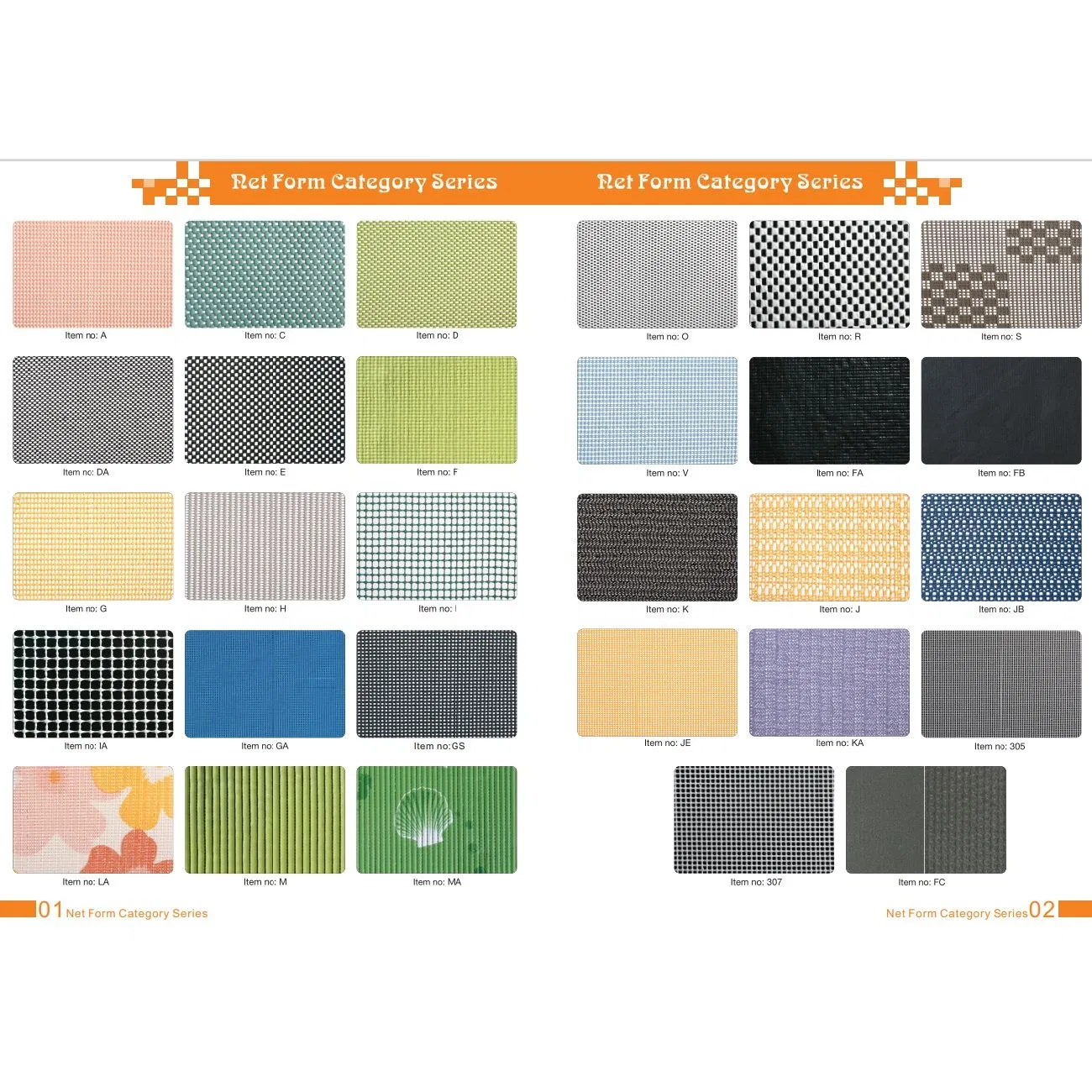 PVC Printed Modern Style Place Mats in Roll Packing