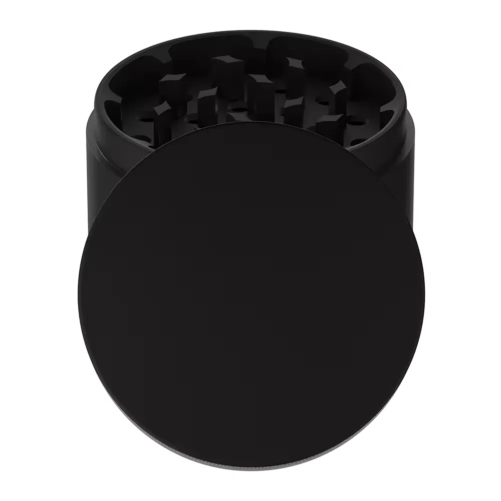 Premium Rubber Herb Grinder 63mm 4layers Smoking Accessories Easy to Use Wholesale Custom Metal Manual Matte Herb Grinder