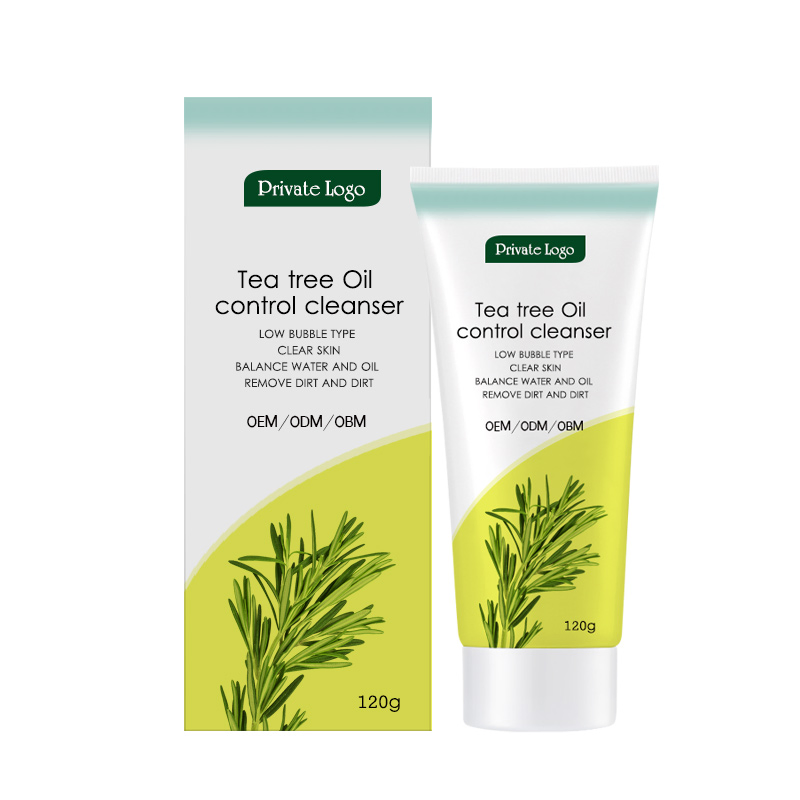 OEM/ODM Tea Tree Oil Moisturizing Brightening Smoothing Oil Control Facial Cleanser