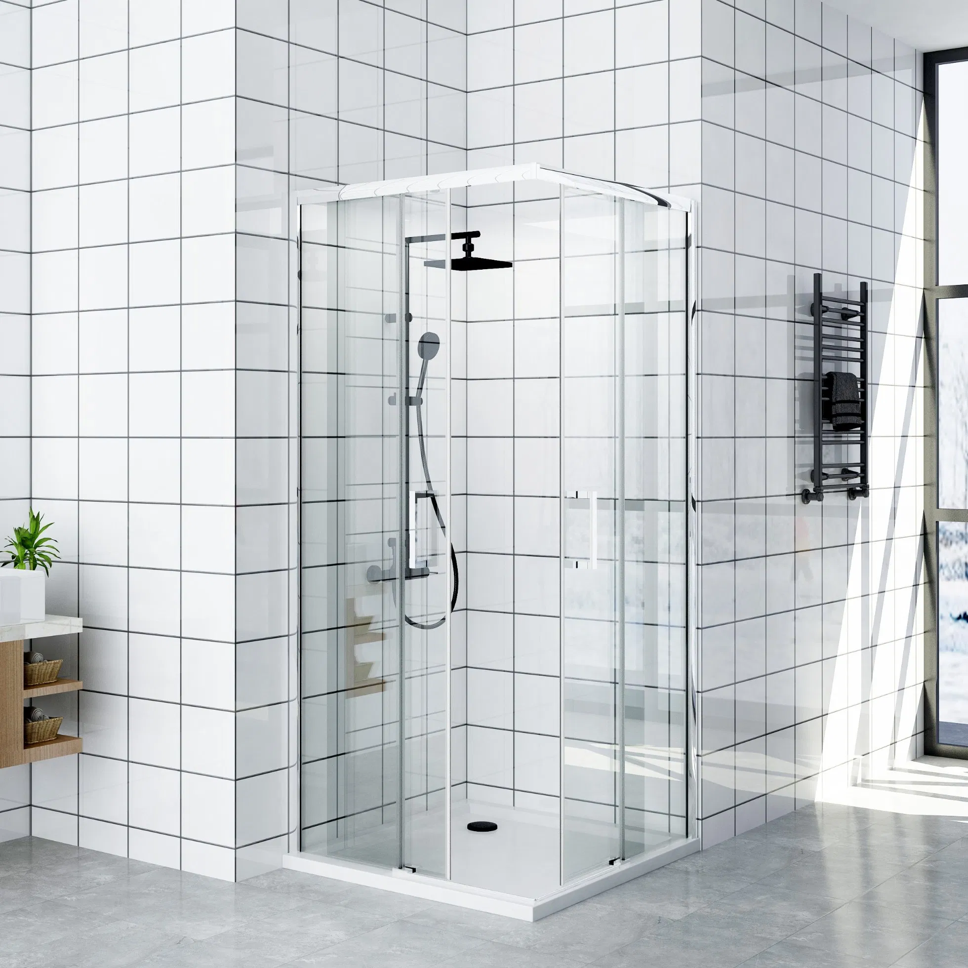 Shower Glass Shower Enclosure Sliding Door