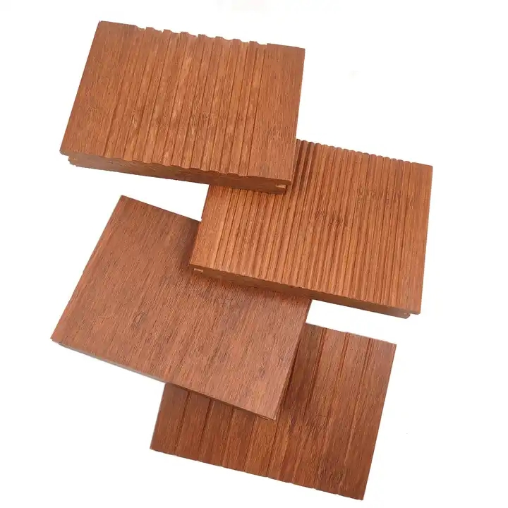 Strand Woven Bamboo Flooring Natural Carbonized Horizontal Vertical Solid Bamboo for Park