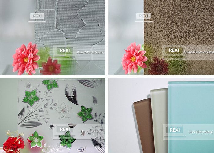 Decorative Nashiji Karatachi Mistlite Millennium Morgon Flora Patterned  Pattern Figured Glass Frosted Satin Acid Etched Back Painted Lacquered 4mm 5mm 6mm 8mm