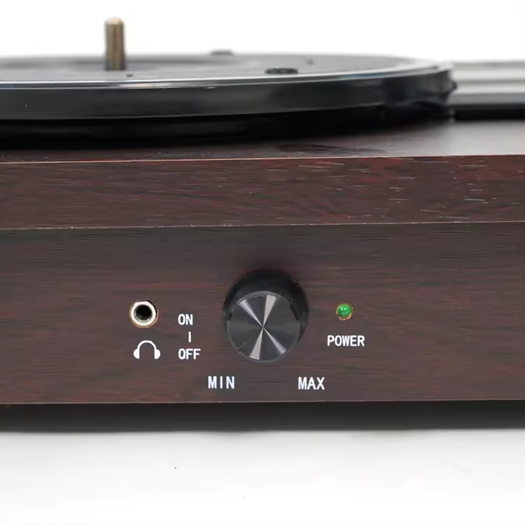 Retro Vinyl Player Turntable Record Player Built-in Speakers Vintage Gramophone 3-Speed Dust Proof Phonograph Vinyl Record Player